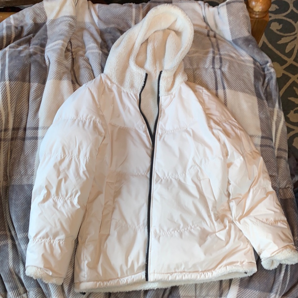 Beautiful white winter jacket